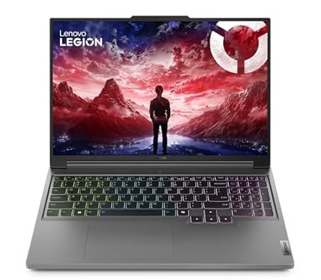 Lenovo Legion Slim 5 Ryzen 7 8845HS | NVIDIA RTX 4060 8GB (16GB/1TB SSD/16 (40.64cm)/165Hz/WQXGA IPS/Windows 11/Office Home 2024/3 Month Game Pass/Grey/2.5Kg), 83DH008HIN Gaming Laptop